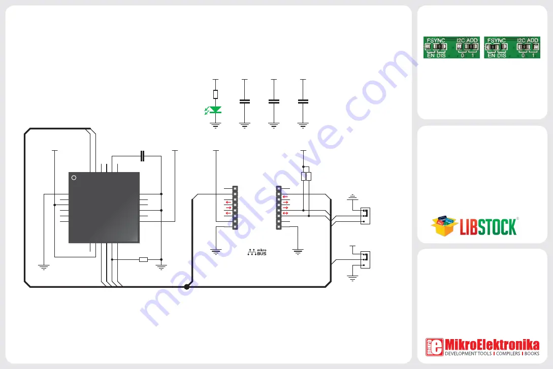 mikroElektronika click MPU 9DOF Manual Download Page 2