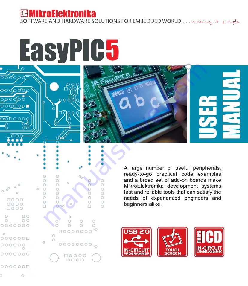 mikroElektronika EasyPIC5 Скачать руководство пользователя страница 1