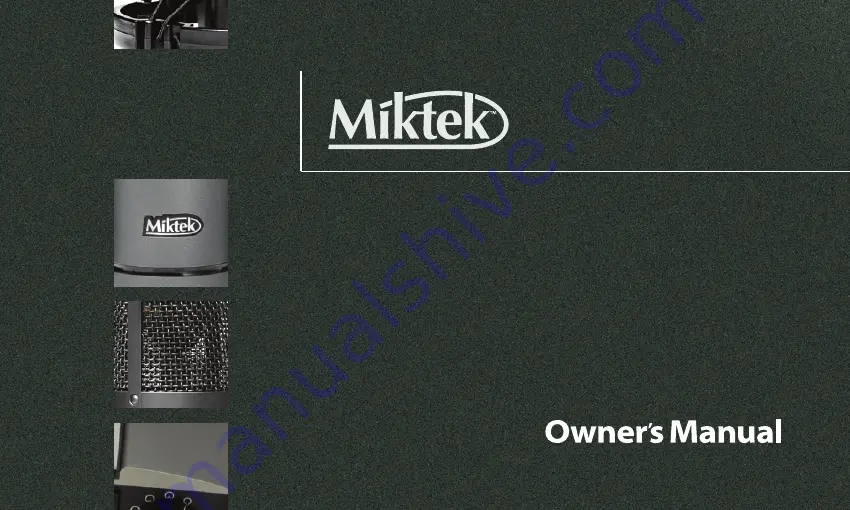 Miktek cv3 Owner'S Manual Download Page 1