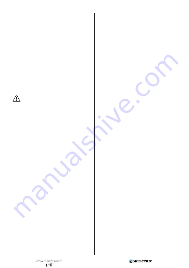 MiLECTRIC RFD-211H User Manual Download Page 20