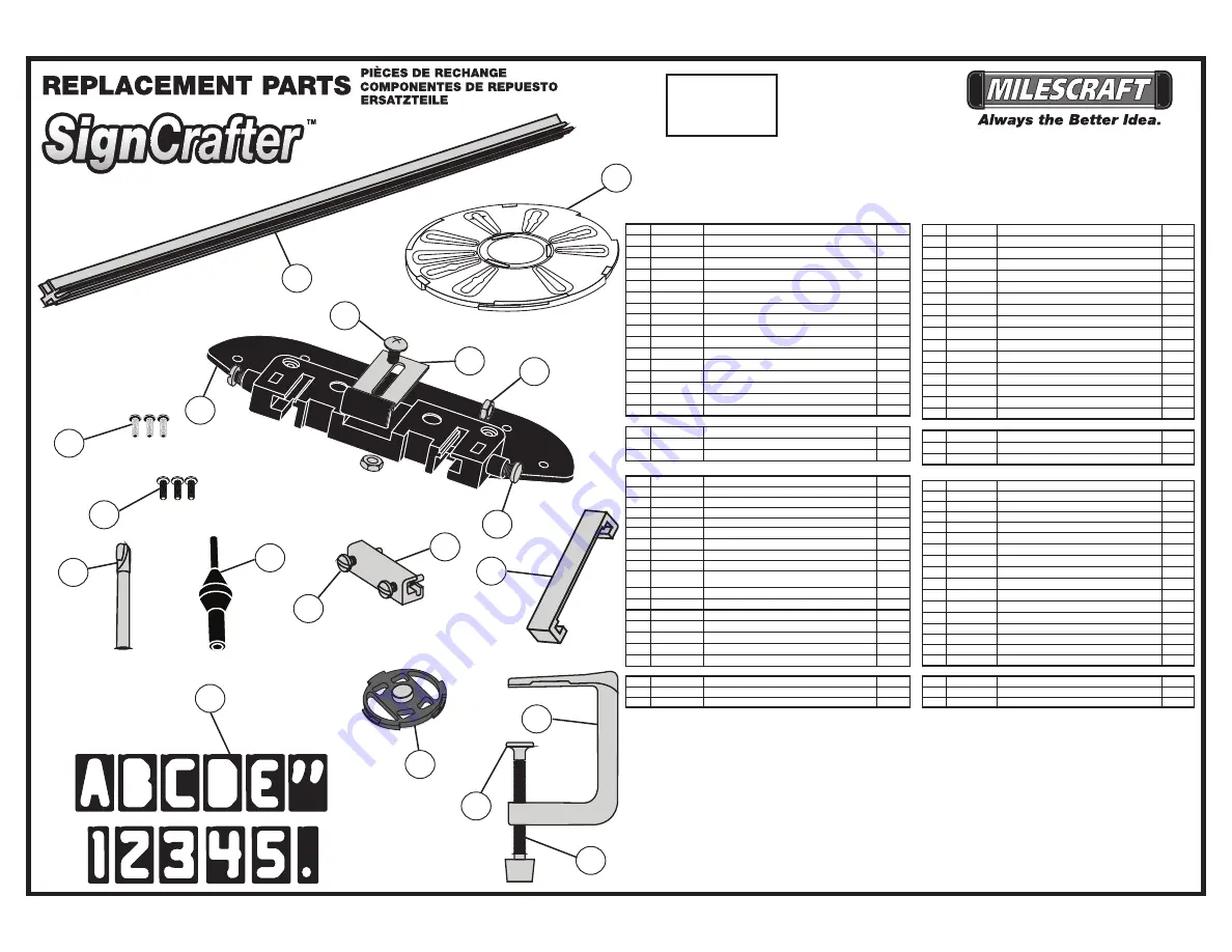 Milescraft SignCrafter 1206 Скачать руководство пользователя страница 15