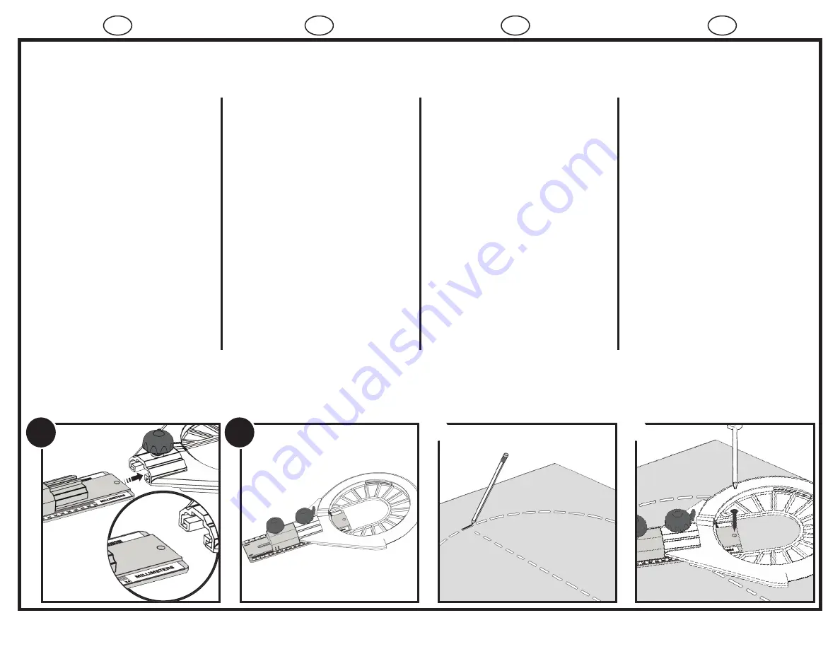 Milescraft SmallCircleCompass 1210 Instruction Manual Download Page 6