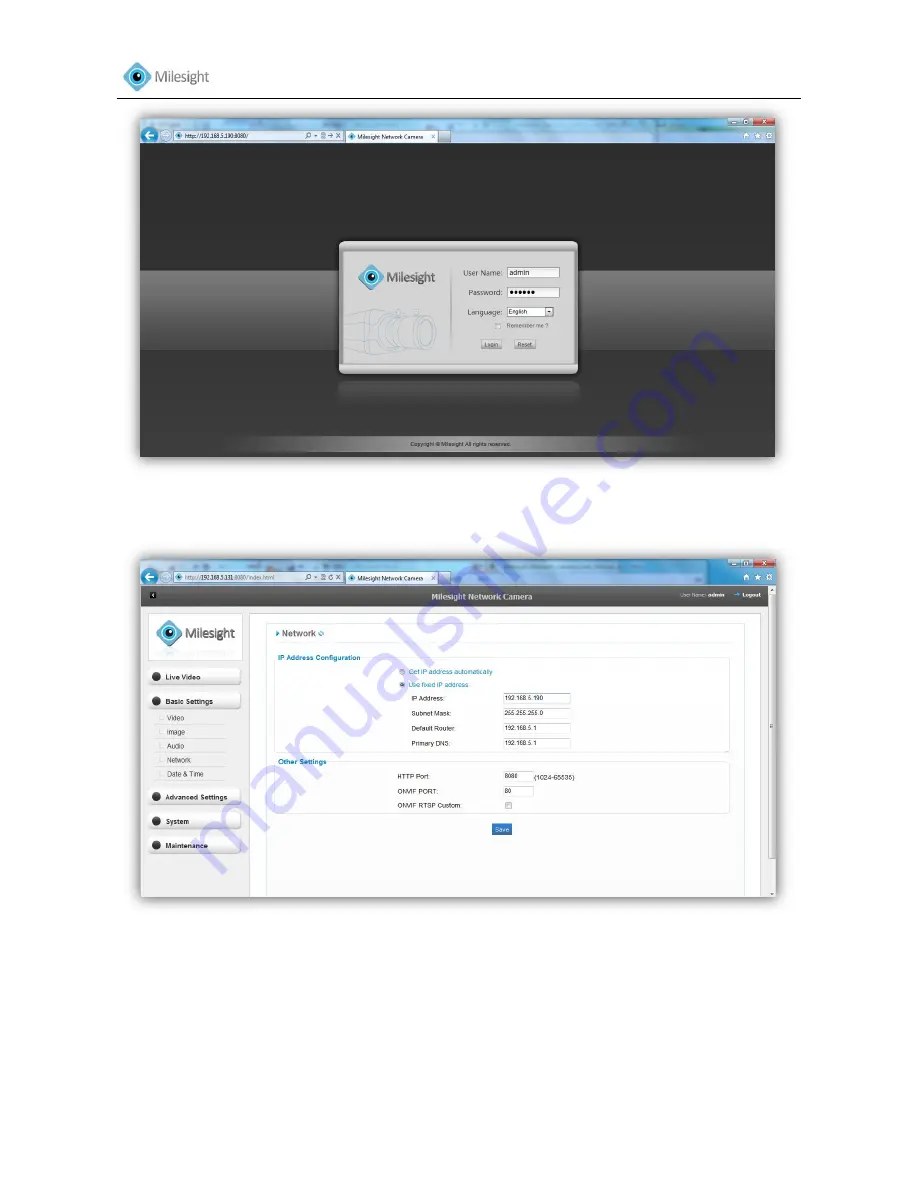 Milesight MS-C2351-P User Manual Download Page 25