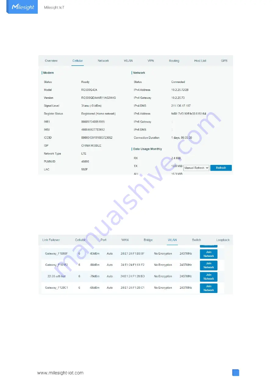 Milesight UF51 Скачать руководство пользователя страница 20