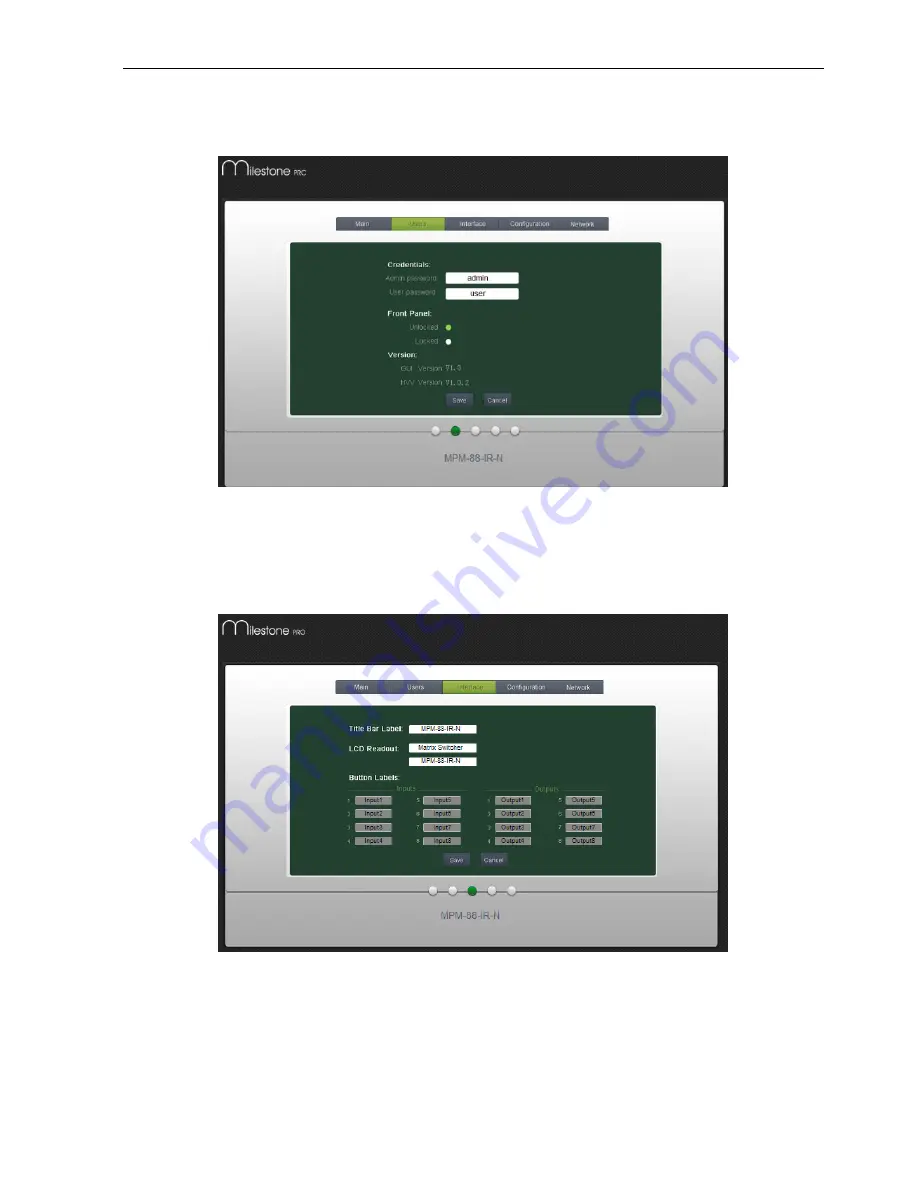 Milestone MPM-88-IR-N User Manual Download Page 33