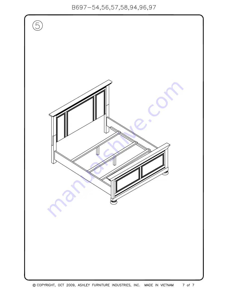 Millenium B697-54 Assembly Manual Download Page 7