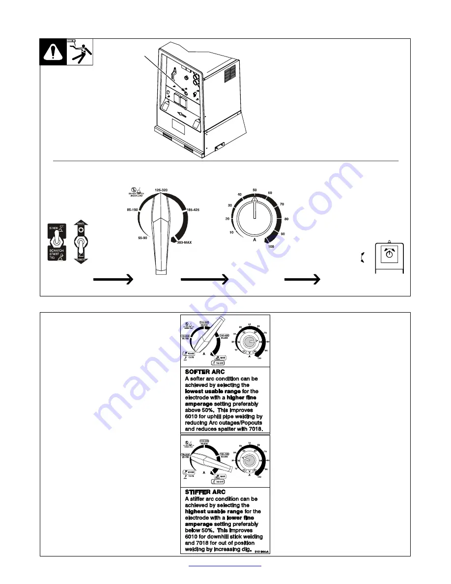 Miller Electric Big Blue 402D Owner'S Manual Download Page 42