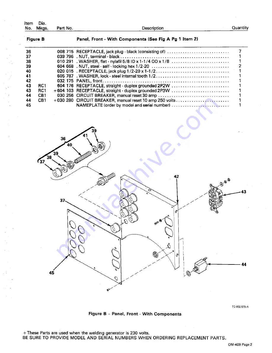 Miller Electric GENERWELD 130 Owner'S Manual Download Page 19