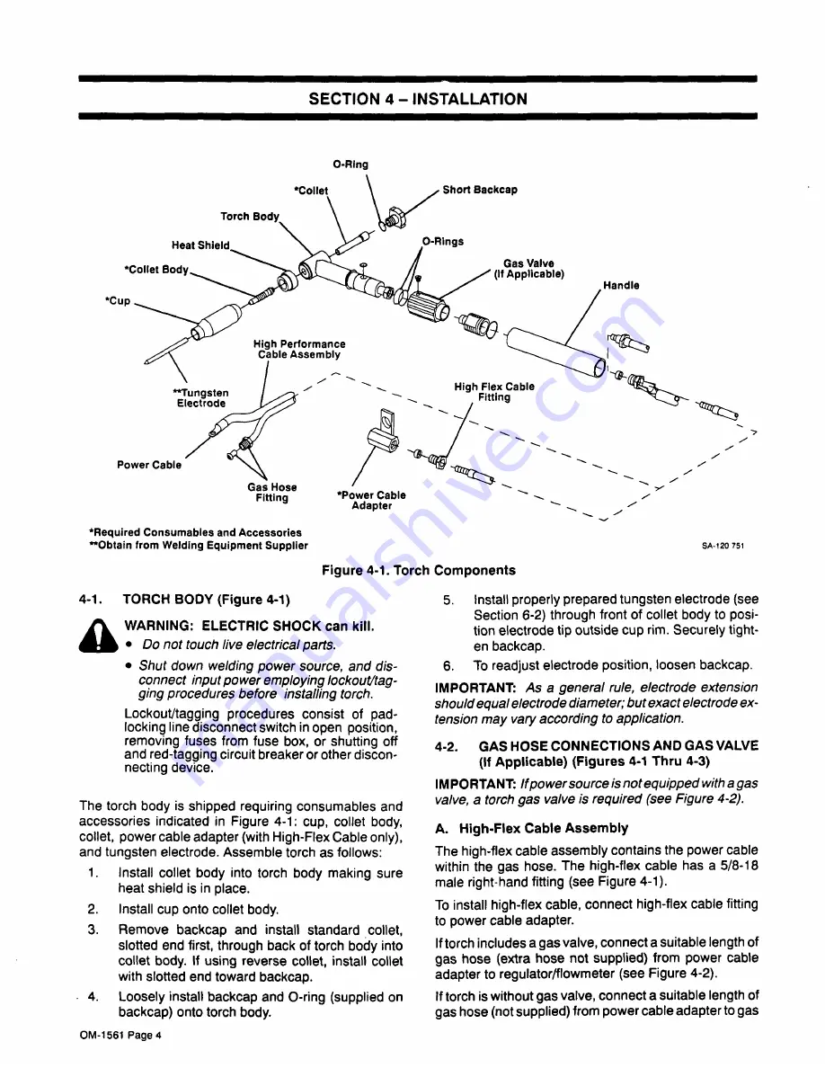 Miller Electric MTTC-1512HR Owner'S Manual Download Page 8