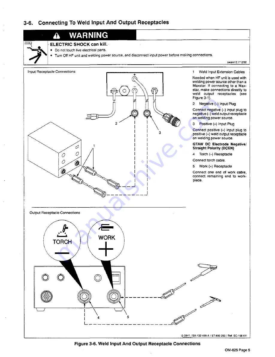 Miller Electric Snap Start Owner'S Manual Download Page 11