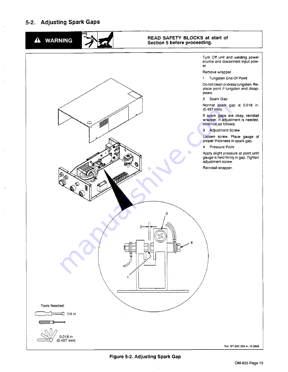 Miller Electric Snap Start Owner'S Manual Download Page 19