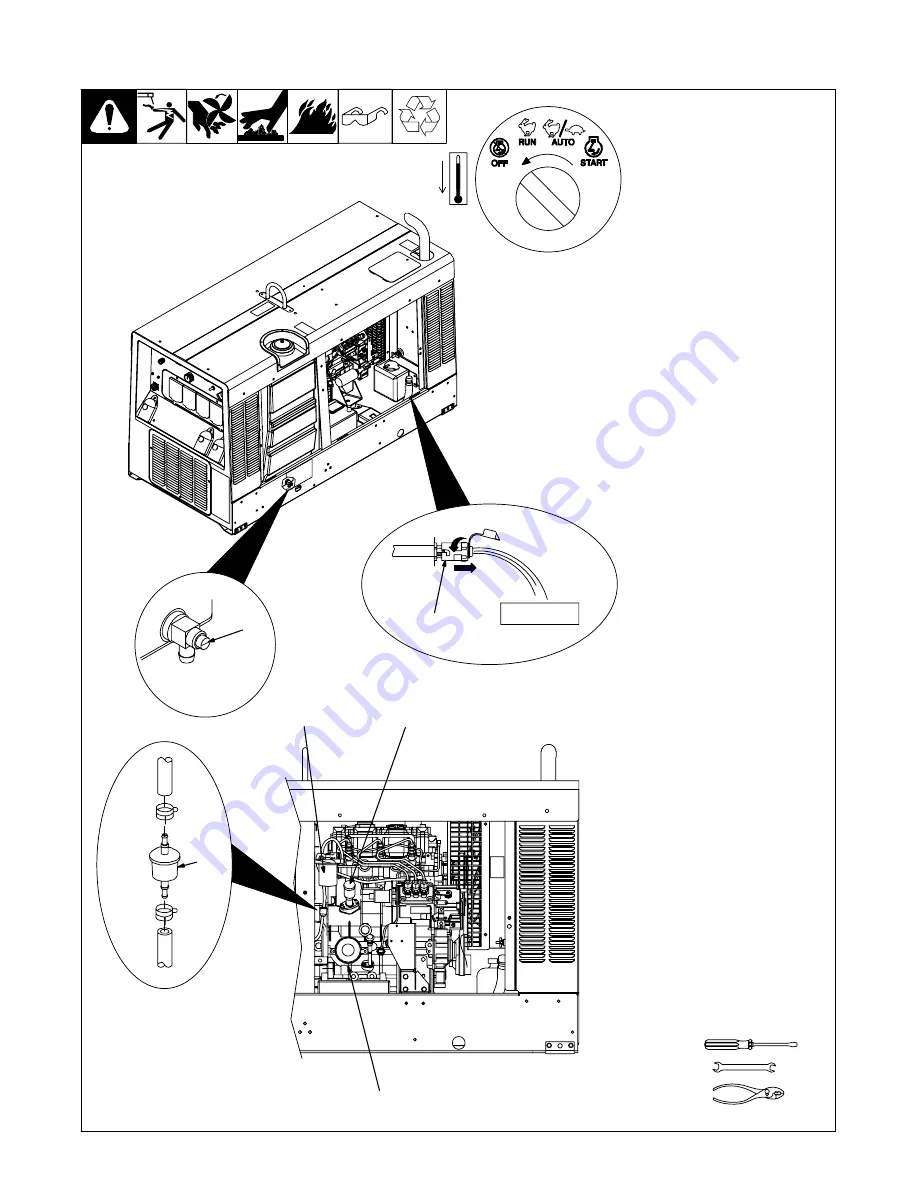 Miller Big Blue 300 P Owner'S Manual Download Page 45