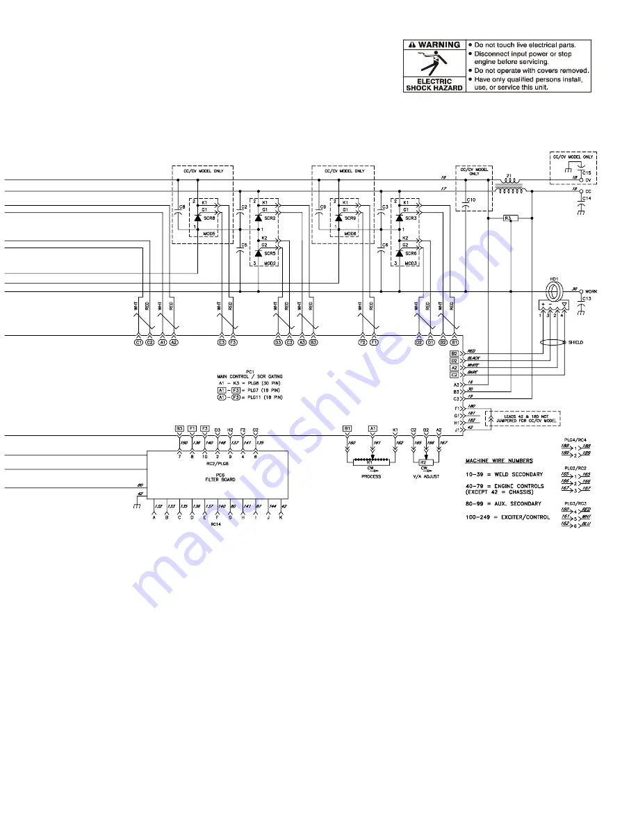 Miller Big Blue 300 P Owner'S Manual Download Page 53