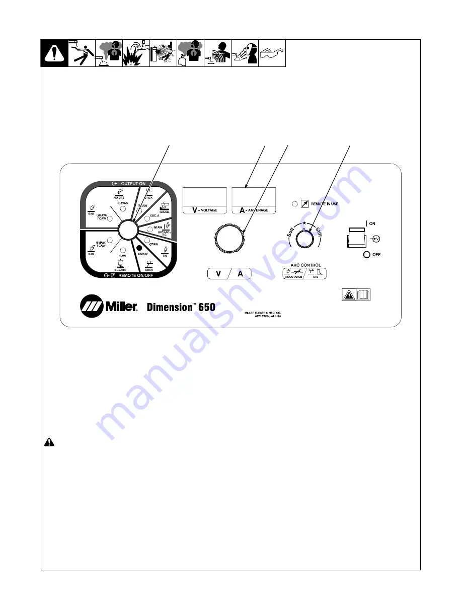 Miller DELTAWELD 650 Owner'S Manual Download Page 34