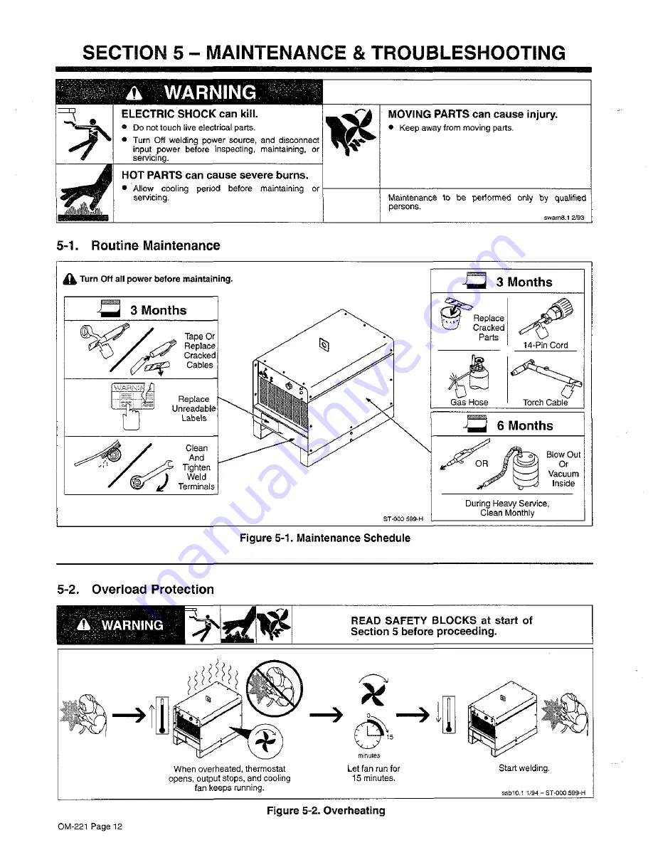 Miller Gold Star 300SS Owner'S Manual Download Page 18