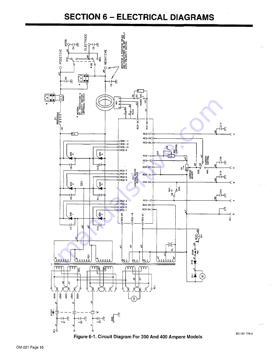 Miller Gold Star 300SS Owner'S Manual Download Page 22