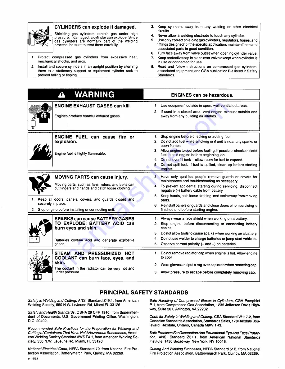 Miller Gold Star 500SSX Owner'S Manual Download Page 7