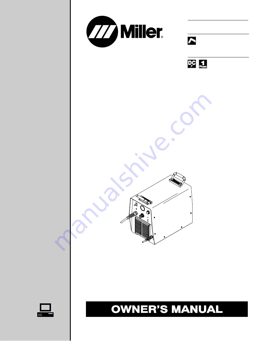 Miller ICE-40C Owner'S Manual Download Page 1