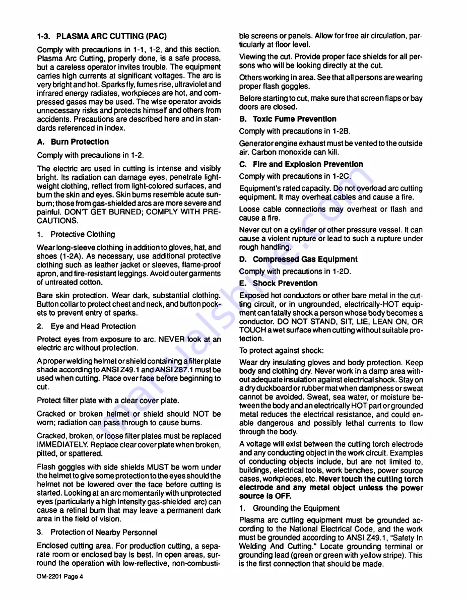 Miller SPECTRUM 750 Owner'S Manual Download Page 16