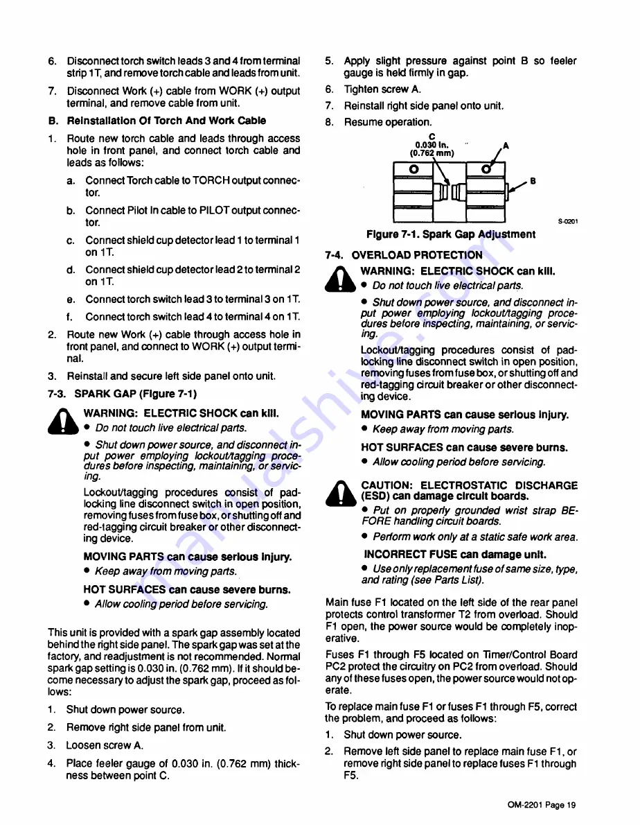 Miller SPECTRUM 750 Owner'S Manual Download Page 31