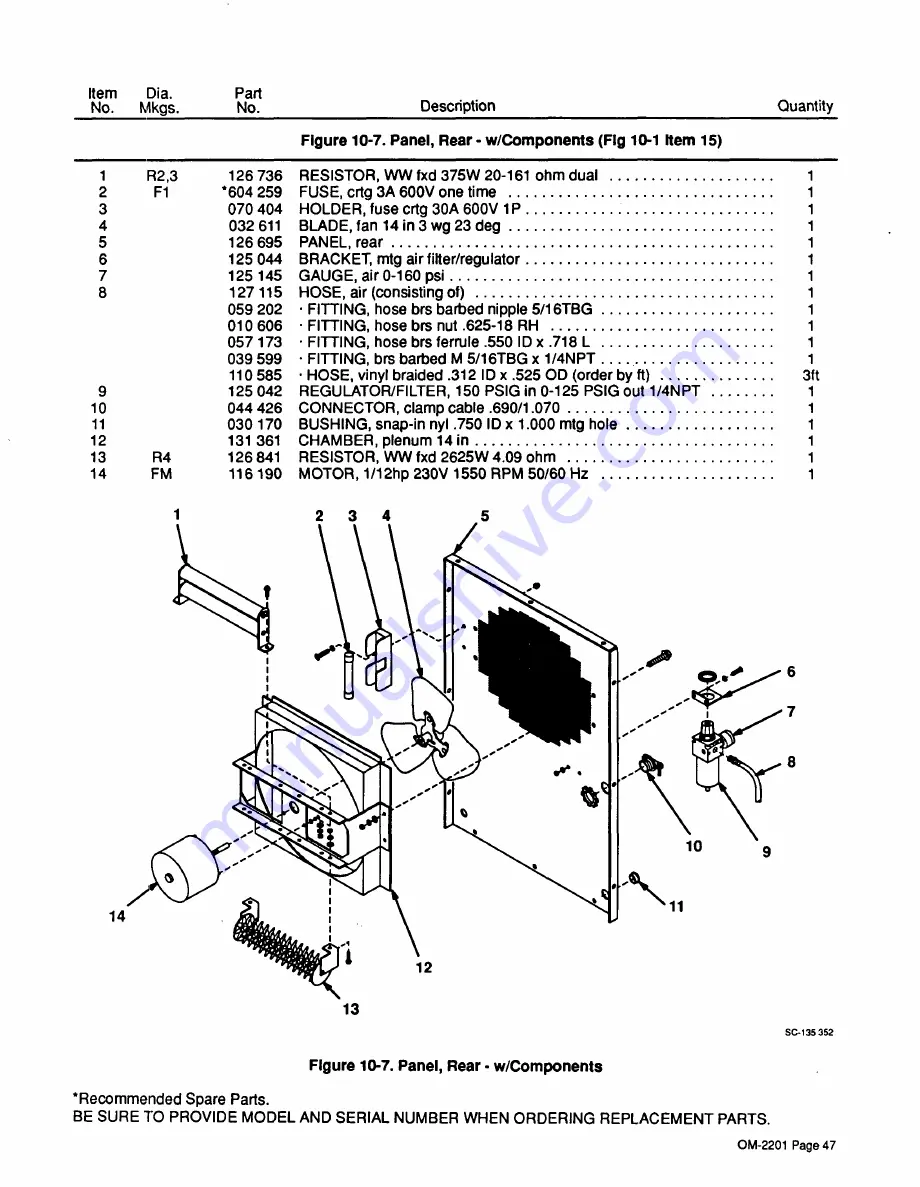 Miller SPECTRUM 750 Owner'S Manual Download Page 59