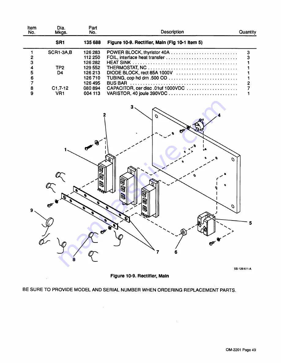 Miller SPECTRUM 750 Owner'S Manual Download Page 61