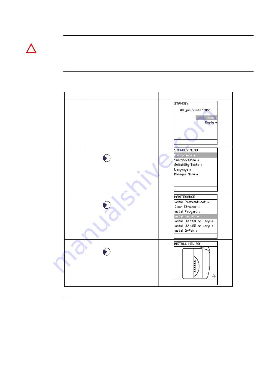 Milli-Q Direct 16 User Manual Download Page 31