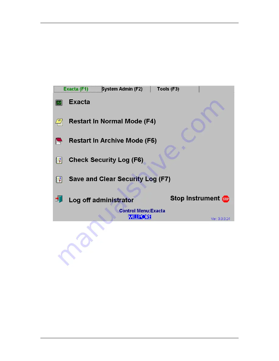 Millipore Integritest Exacta Operating And Maintenance Manual Download Page 37