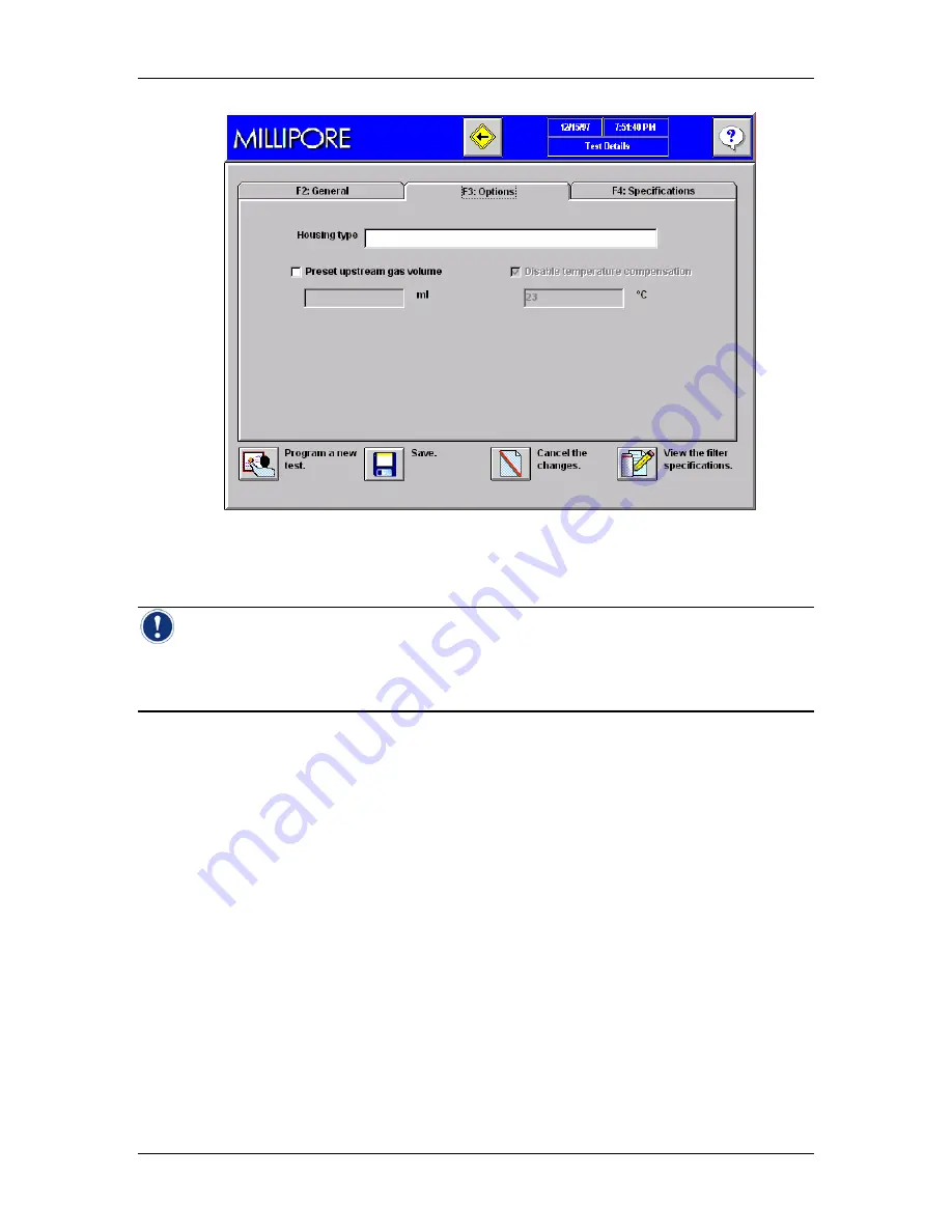 Millipore Integritest Exacta Operating And Maintenance Manual Download Page 119