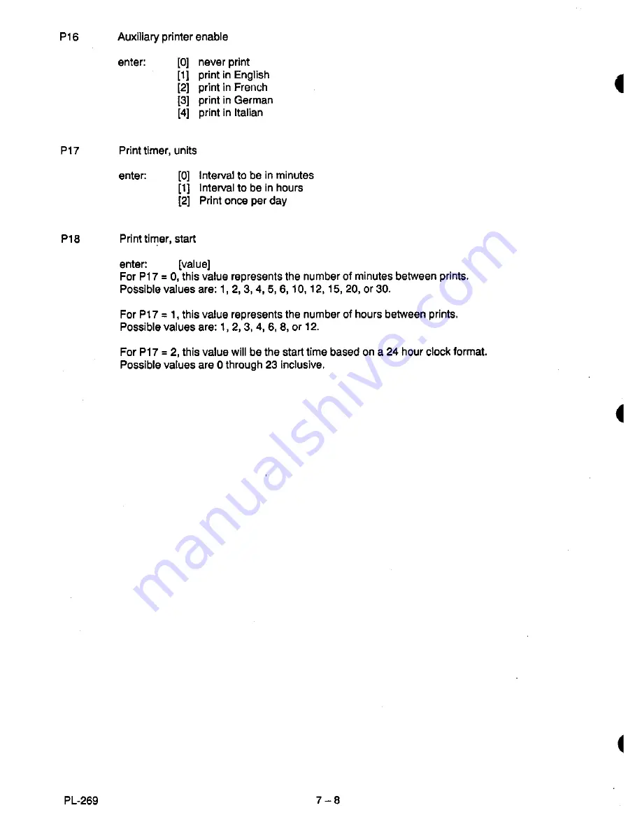 Milltronics OCM II PL-269 Instruction Manual Download Page 36