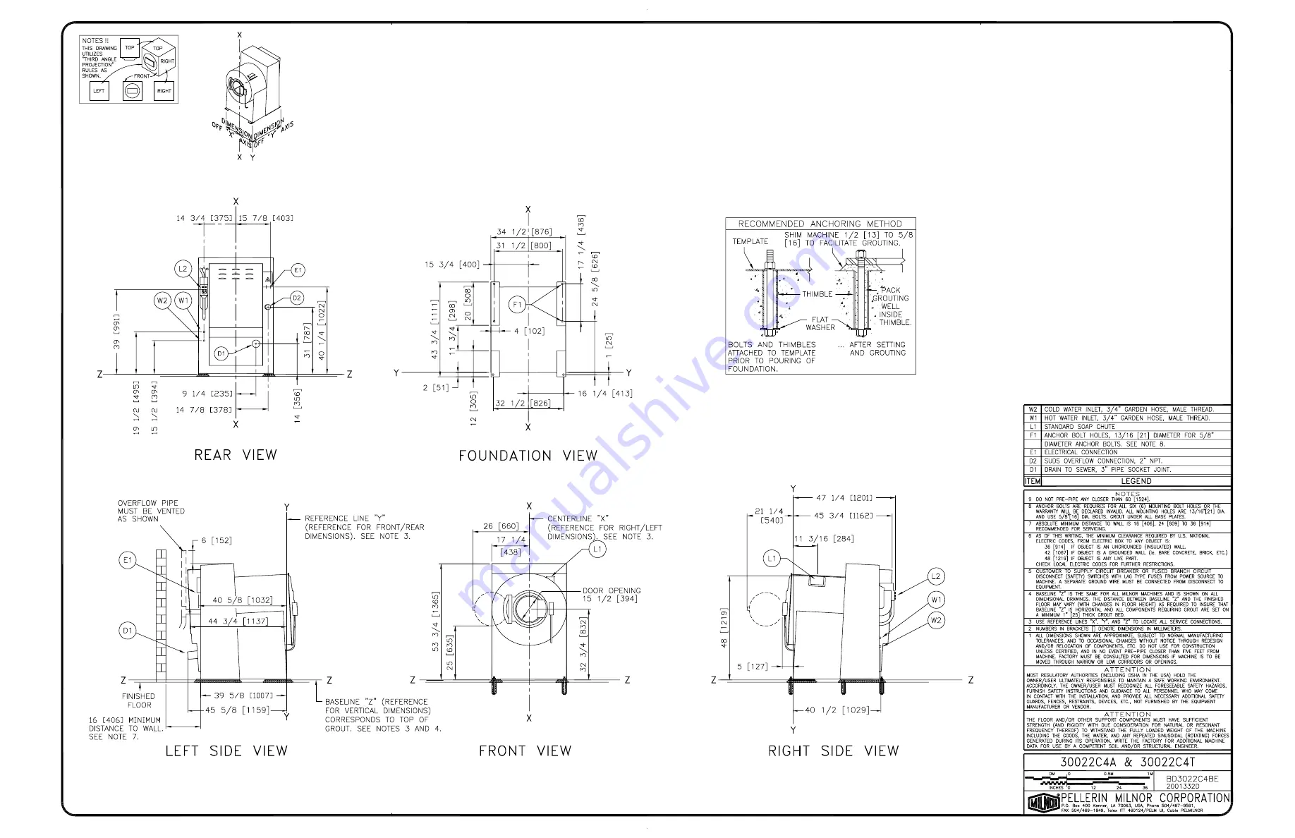 Milnor 30015 Installation Manual Download Page 35