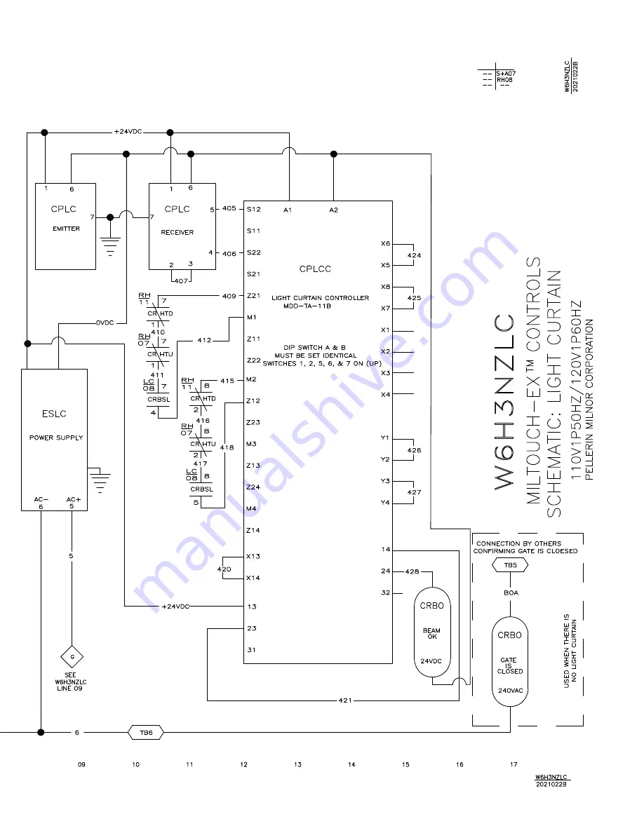 Milnor 48040H7K Schematic/Electrical Parts Download Page 69