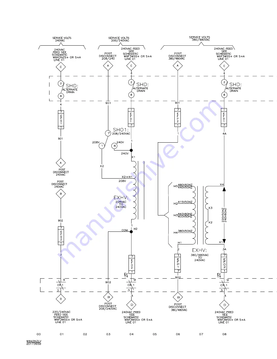 Milnor 48040H7K Schematic/Electrical Parts Download Page 70