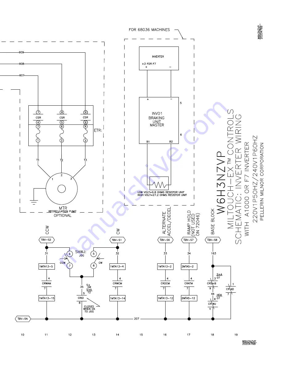 Milnor 48040H7K Schematic/Electrical Parts Download Page 83