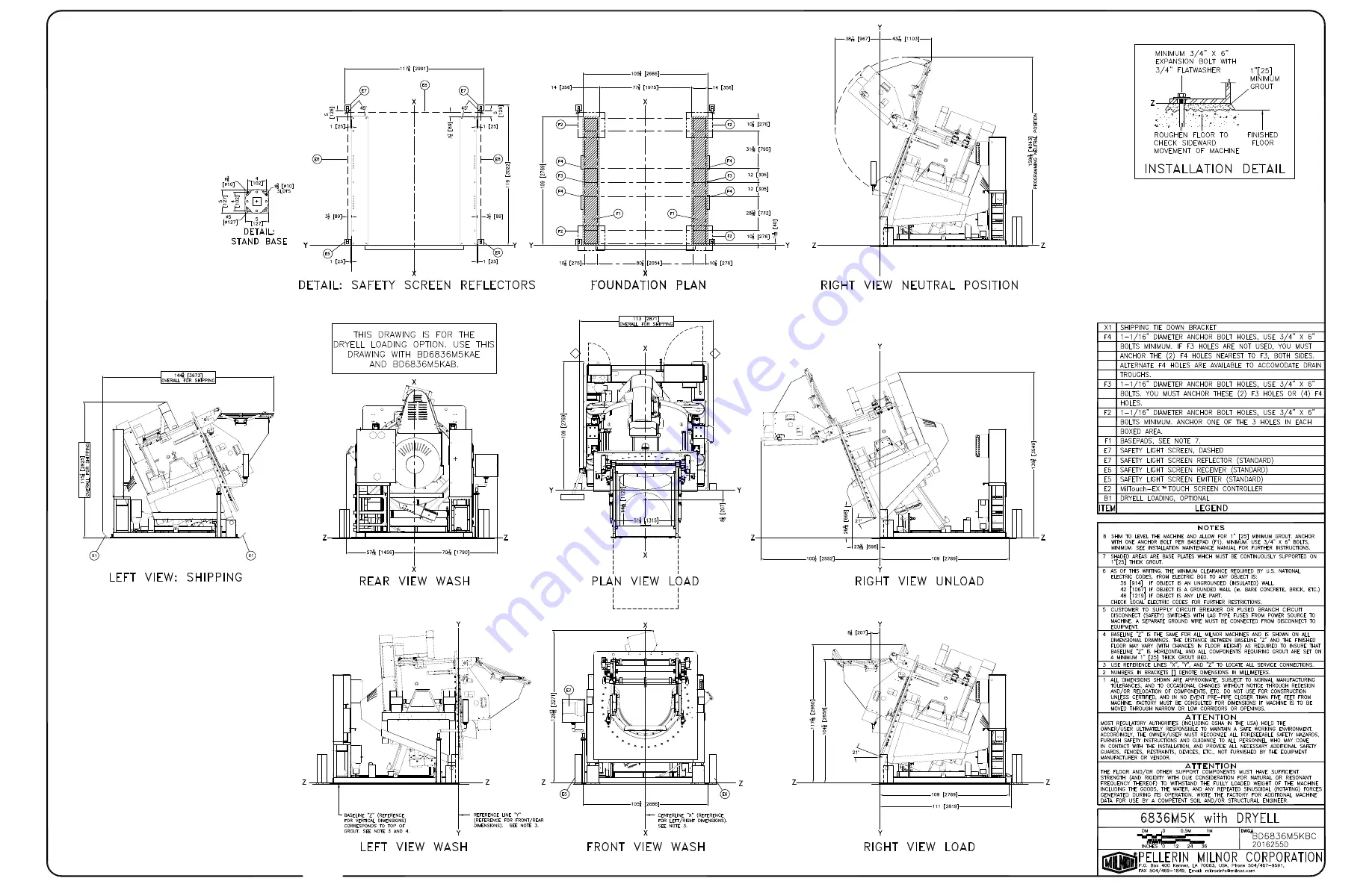 Milnor 68036M5K Скачать руководство пользователя страница 181