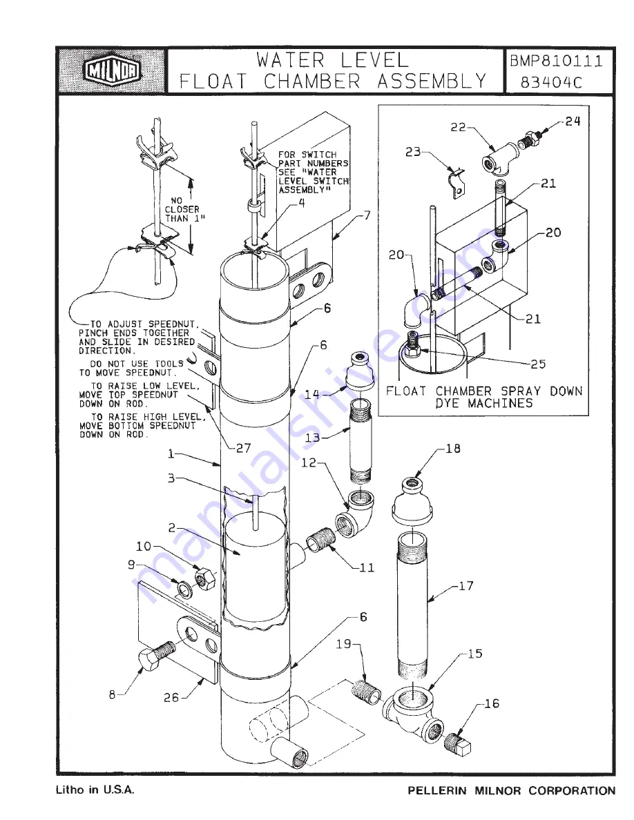 Milnor 72044 WP2 Service Download Page 169