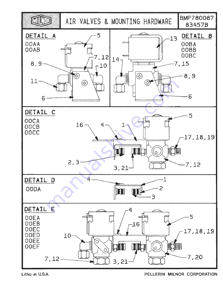 Milnor 72044 WP2 Service Download Page 188