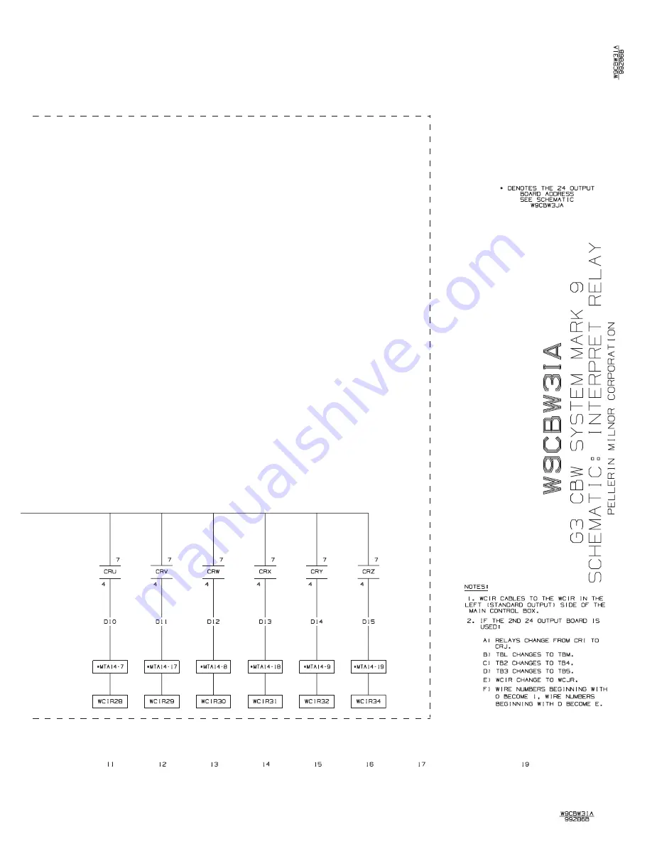 Milnor 76028 CBW Schematic/Electrical Parts Download Page 129