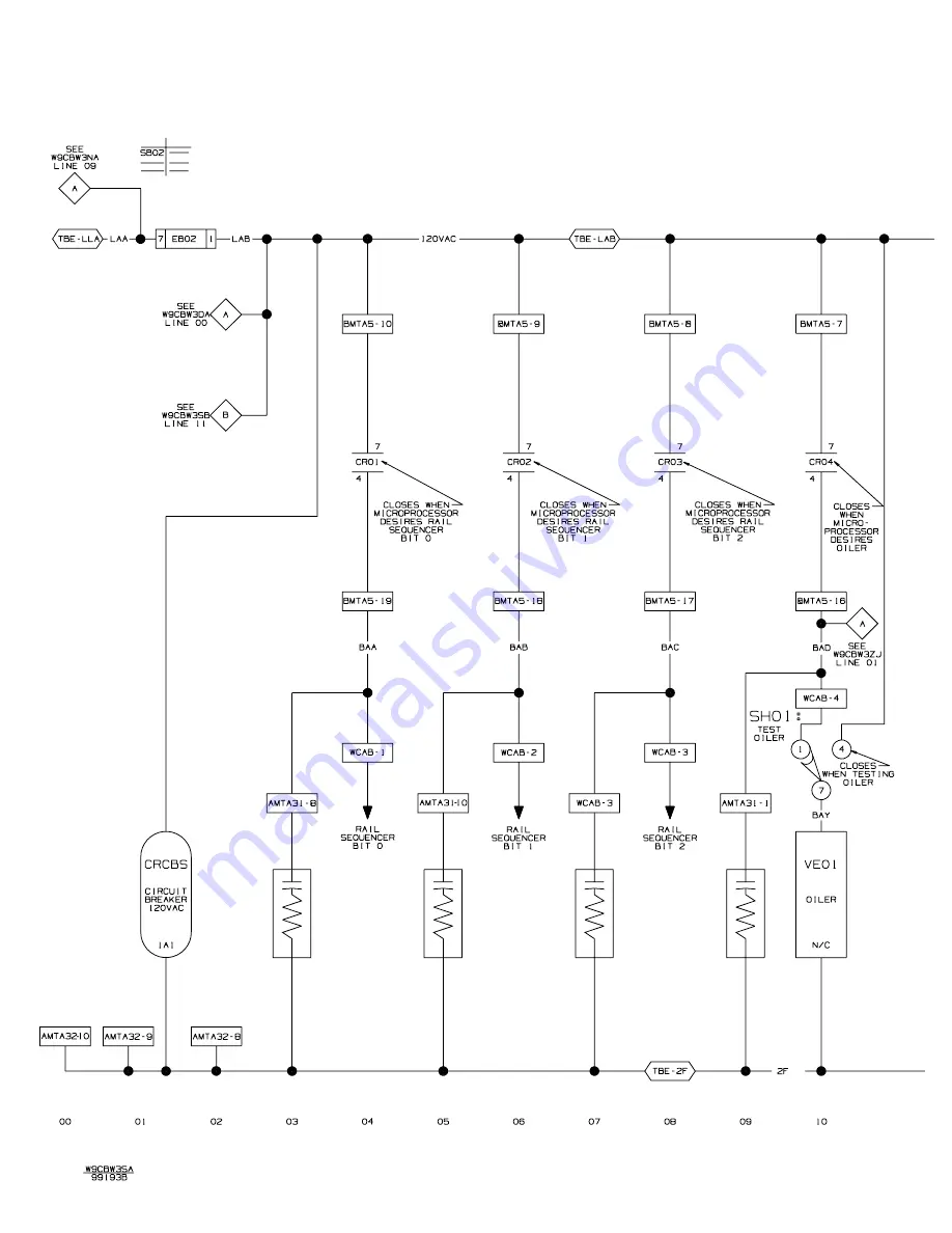 Milnor 76028 CBW Schematic/Electrical Parts Download Page 212