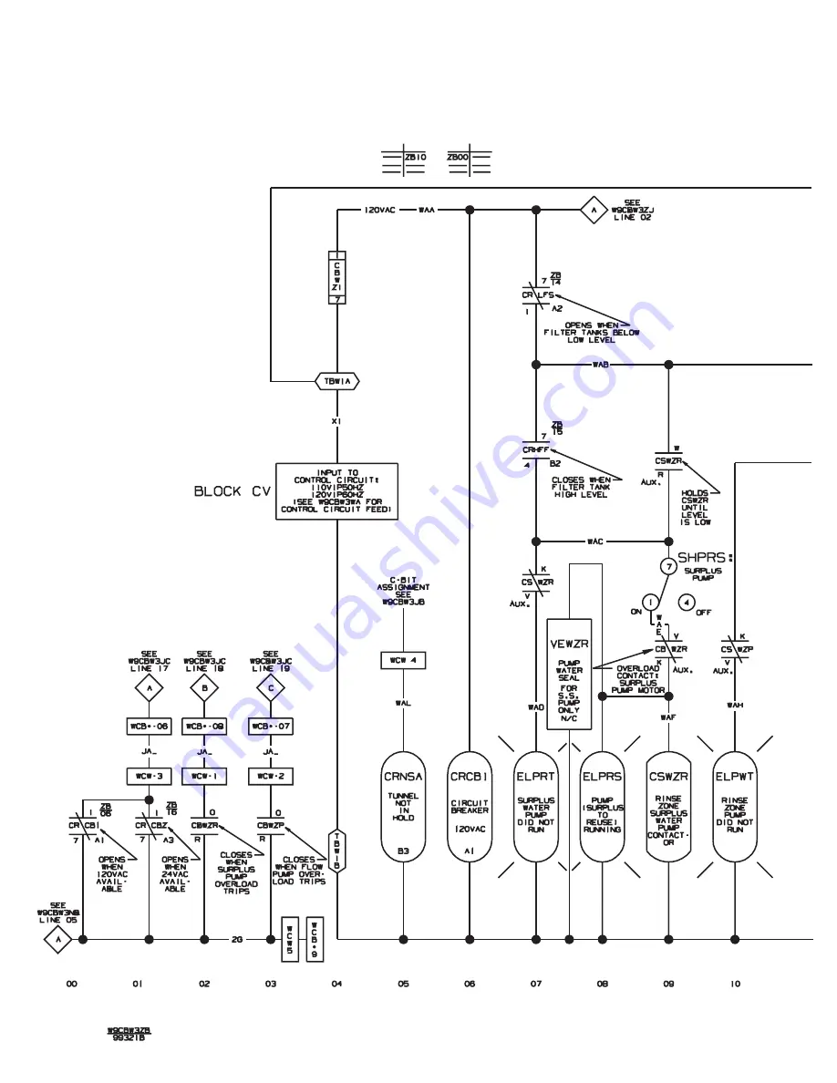 Milnor 76028 CBW Schematic/Electrical Parts Download Page 246