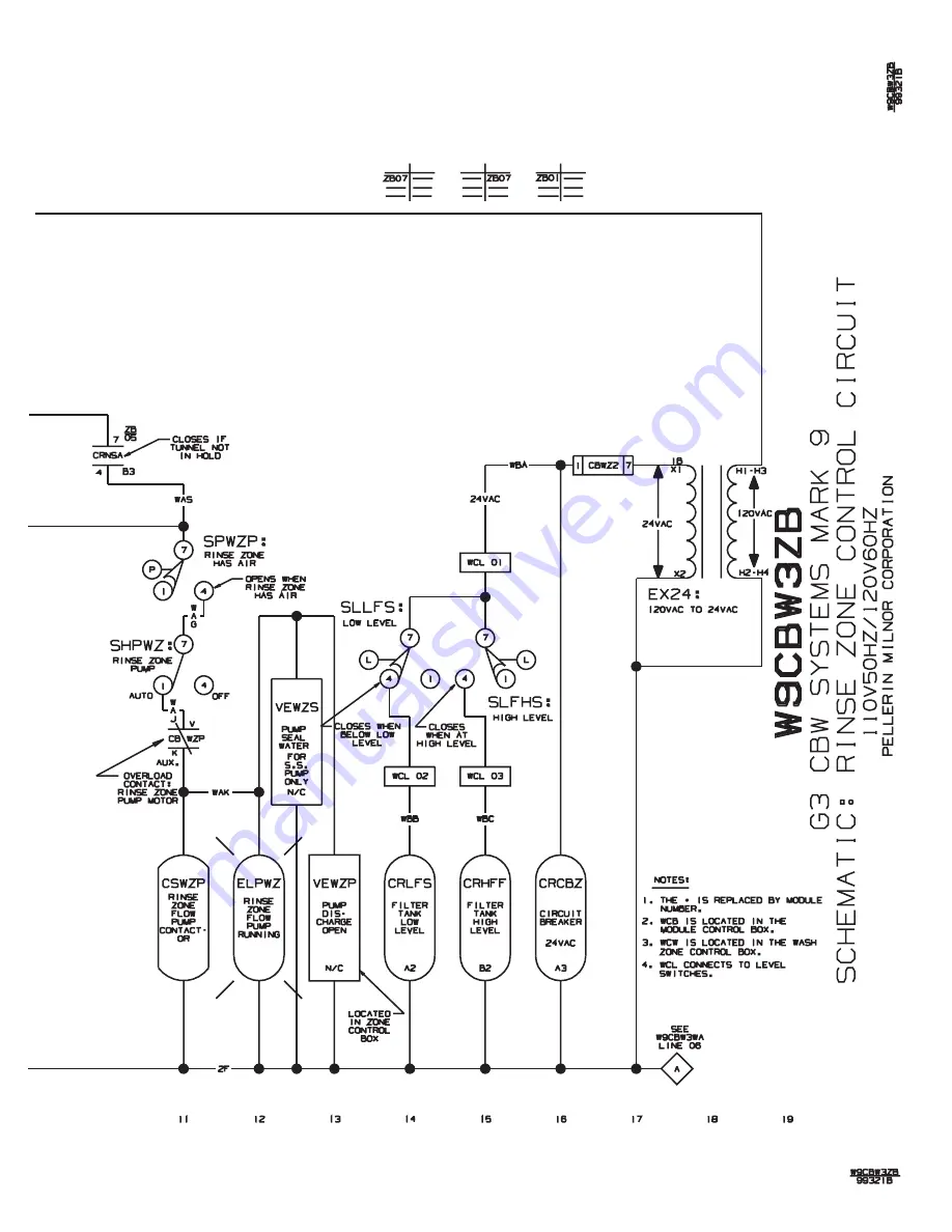 Milnor 76028 CBW Schematic/Electrical Parts Download Page 247