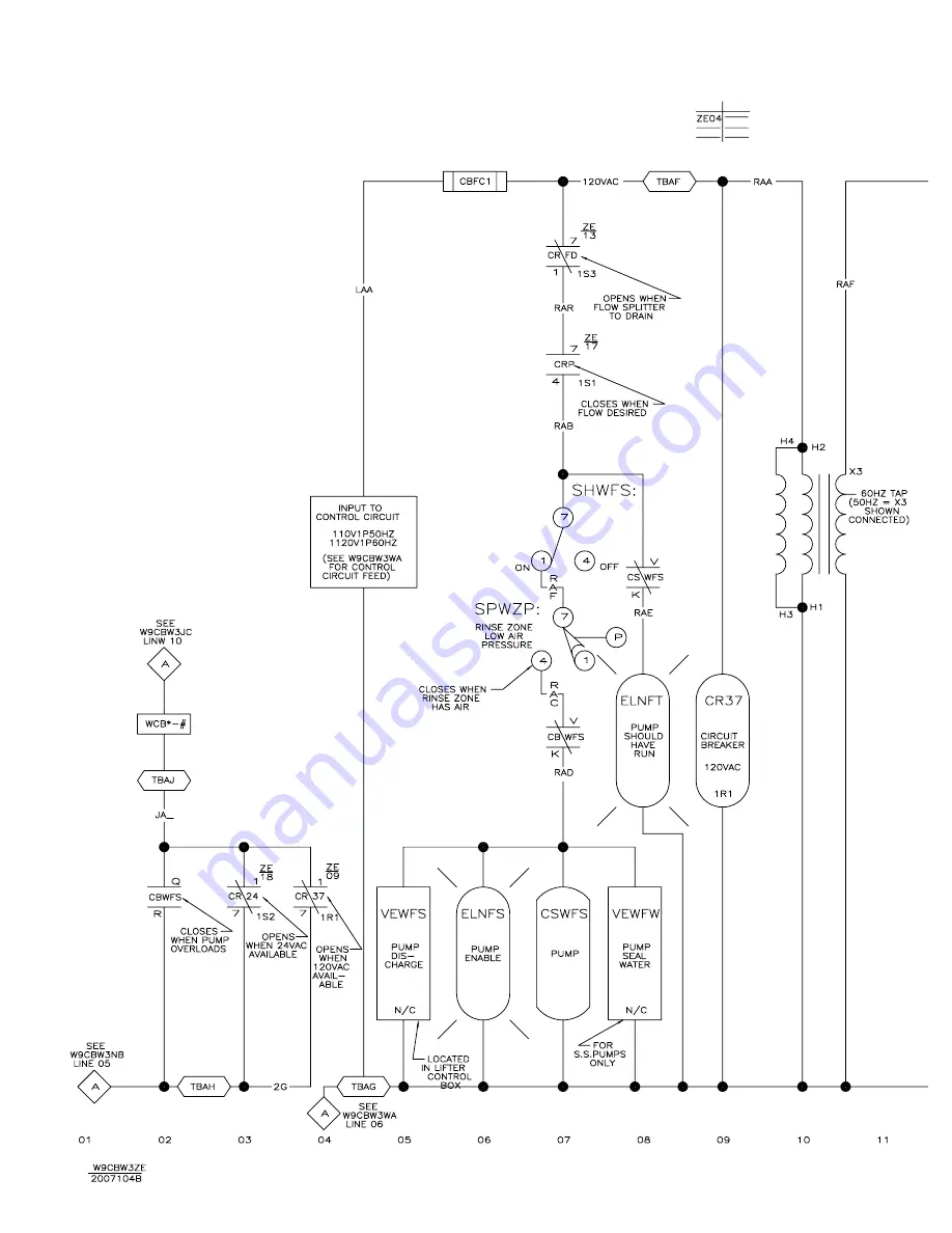 Milnor 76028 CBW Schematic/Electrical Parts Download Page 252