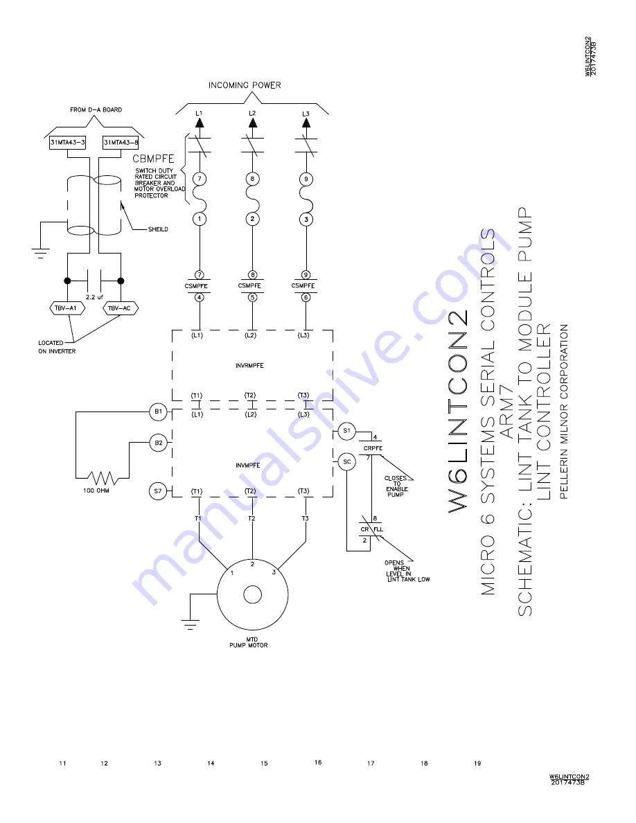 Milnor 76028 CBW Schematic/Electrical Parts Download Page 289