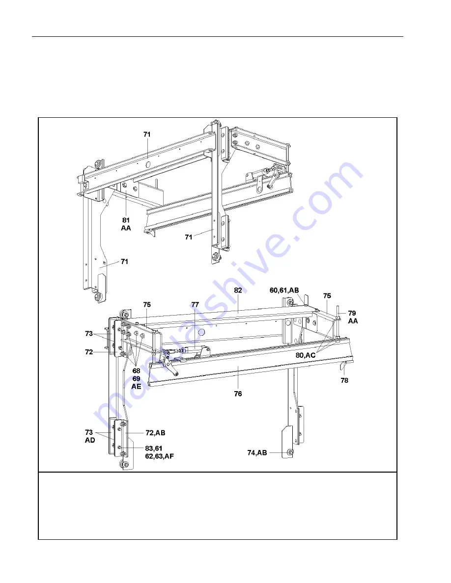 Milnor MILRAIL Installation, Parts, And Service Download Page 42