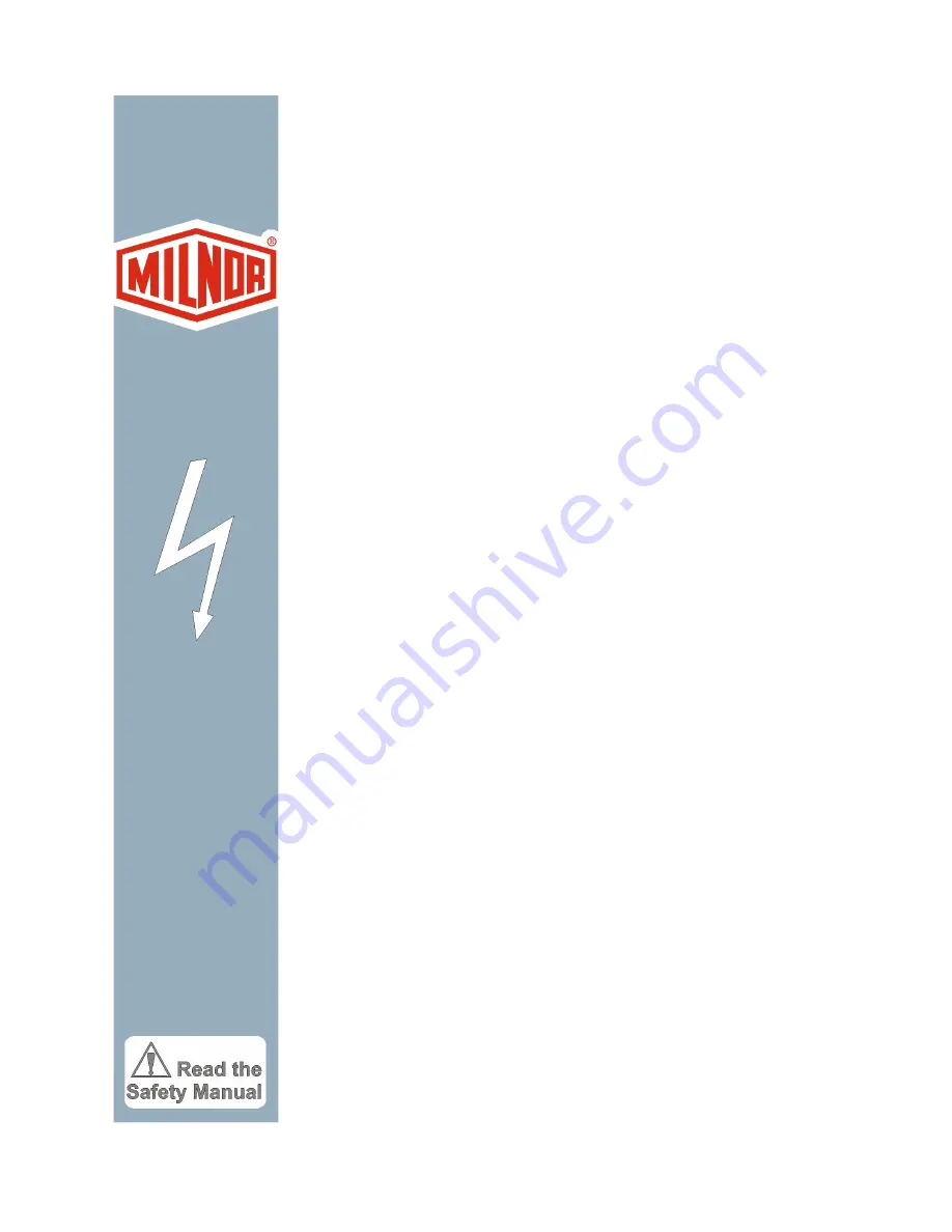 Milnor Q4G Series Schematic/Electrical Parts Download Page 1