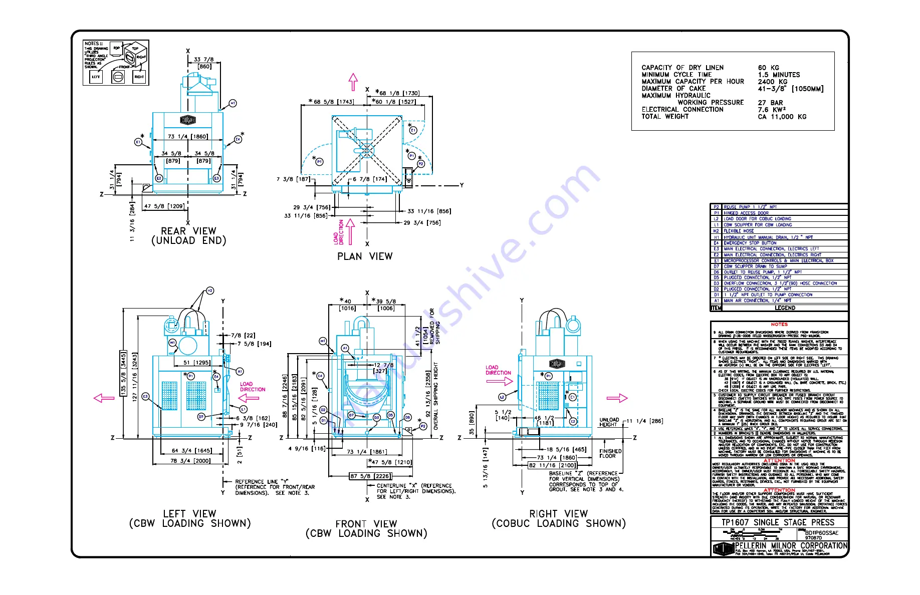 Milnor TP1607 Series Скачать руководство пользователя страница 47