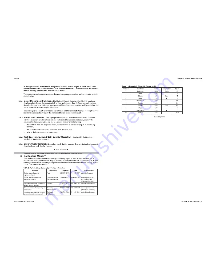 Milnor Visionex MCS10HXCR Manual Download Page 8