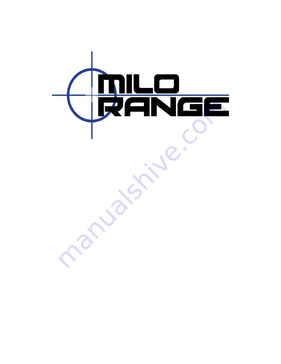 Milo Range Extron Setup Manual Download Page 1