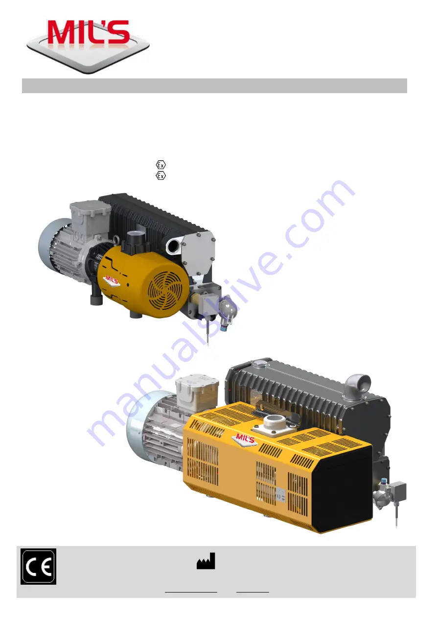 MIL'S EVISA ATEX E100.R Start-Up And Maintenance Instructions Download Page 1