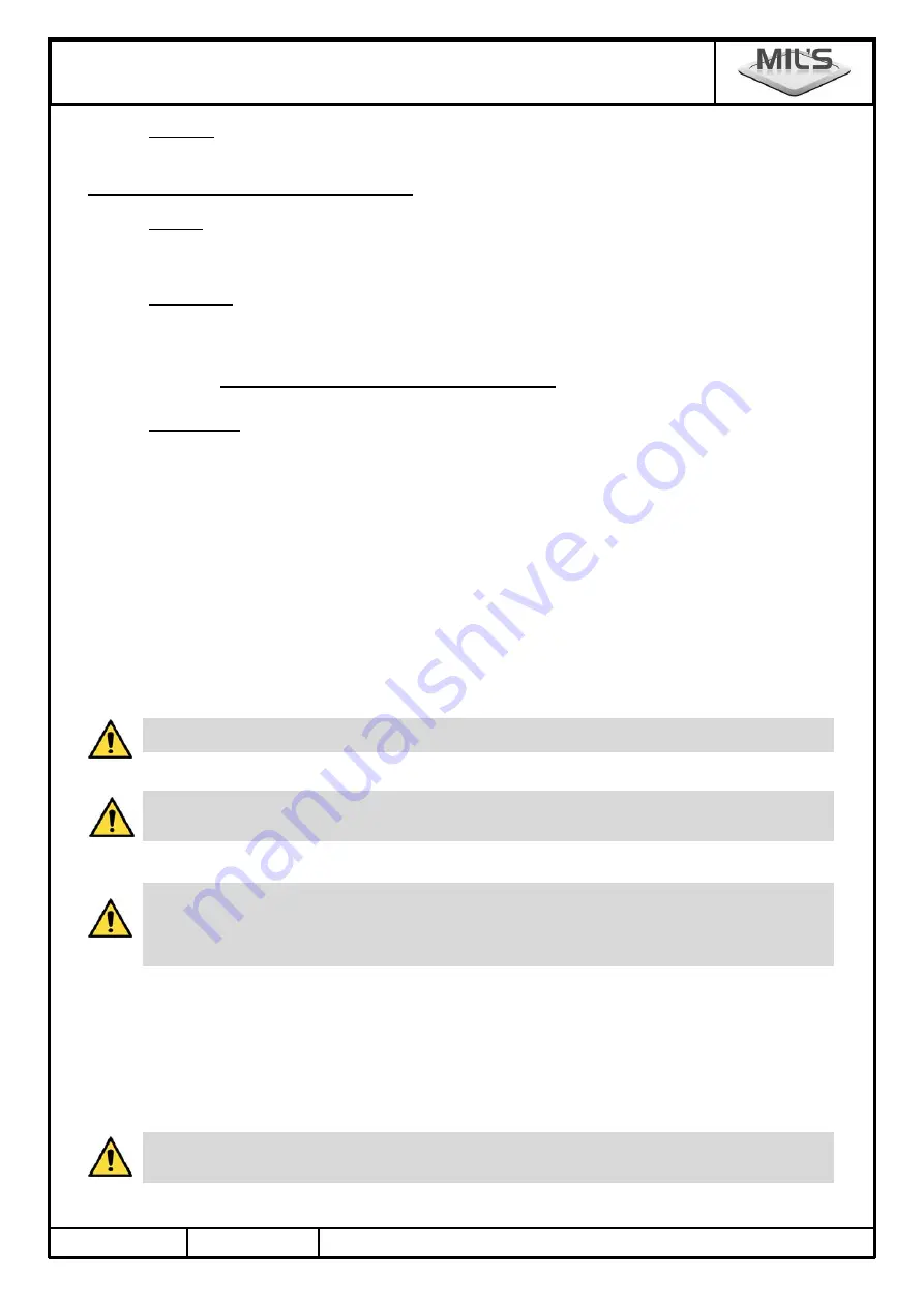 MIL'S EVISA Series General Commissioning And Maintenance Instructions Download Page 28